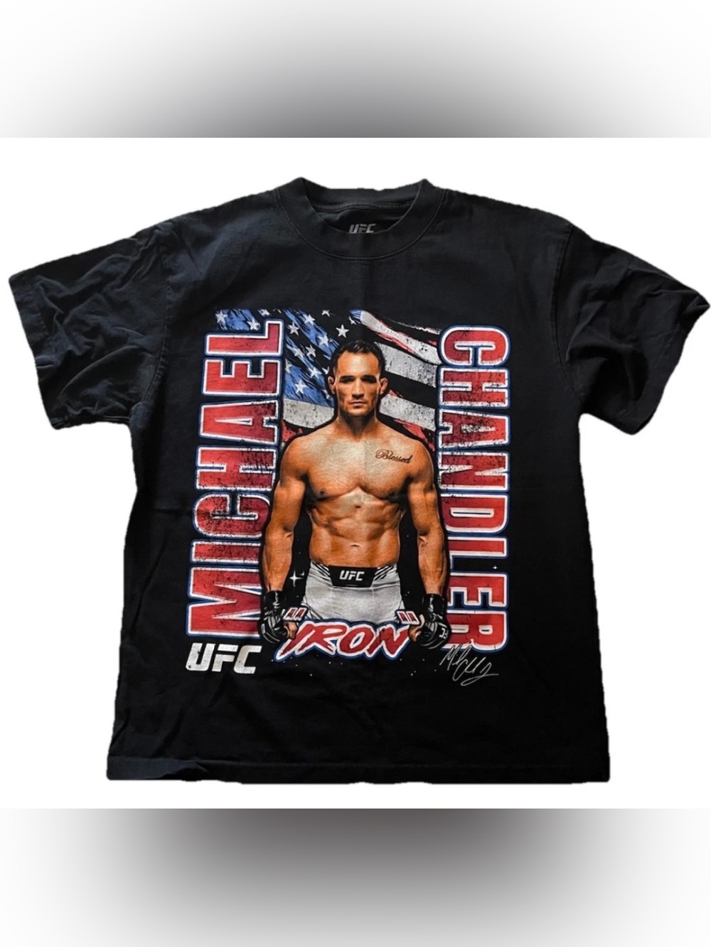 UFC Michael Chandler "Iron" Graphic T-Shirt Black